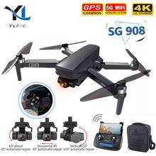 Novo drone com câmera 4k de 3 eixos, wifi, 5g, gps, fpv, profissional, cartão tf, motor sem escova, distância de 1.2km vs sg906pro 2024 - compre barato