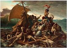 Theodore Gericoult: The Raft of the Medusa SILK POSTER Decorative painting 24x36inch 2024 - buy cheap
