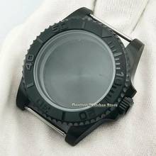 Goutent Black PVD Case 40mm Watch Case With Ceramic bezel For NH35 NH36,MIYOTA 8205/8215/821A,DG2813 3804,ETA 2836 Movement 2024 - buy cheap