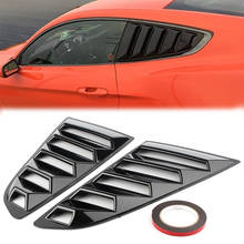 Carbon Fiber Style GT Lambo Window Louver Side Scoop For 2015 2016 2017 2018 Ford Mustang 2024 - buy cheap