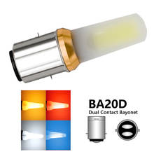 1x BA20D P15D Led Motorcycle Headlight Bulb H6 Ba20d H6M P15D LED Motorbike Light ATV Moto Motorbike Fog Lamp 2024 - buy cheap