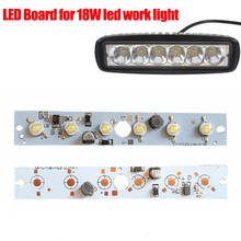 Placa de luzes led ligh para conserto diy, 2 peças, driver de 18w, lente pcb integrada de 6 leds 2024 - compre barato