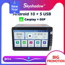 Carplay DSP PX6 IPS Android 10 4GB +64GB Car DVD multimedia player 2 Din for Nissan Universal RDS Radio GPS Map Bluetooth Wifi 2024 - buy cheap