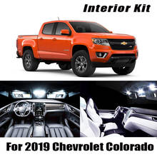 10x Canbus Error Free LED Interior Light Kit Package for 2019 Chevrolet Colorado Car Accessories Map Dome Trunk License Light 2024 - buy cheap