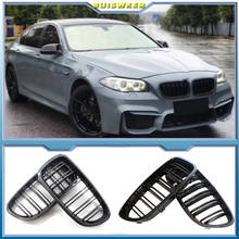 Grade do rim em preto brilhante, esportivo para bmw f10, f18, f02, f11, m5, 2012-15 2024 - compre barato