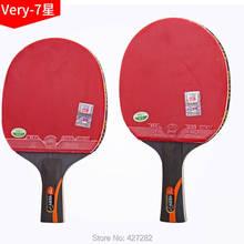 Original 729 finished racket Very-7 loop with fast attack table tennis racket ping pong racquet pimples in for both side 2024 - buy cheap