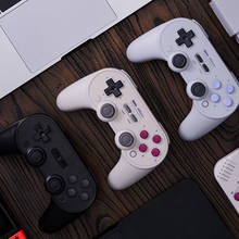 Gamepad 8bitdo sn30 pro + controle remoto de joystick sem fio para windows/android/macos/switch ns 2024 - compre barato