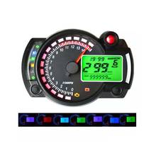 Adjustable LCD Digital Universal Tachometer 2 color Backlight Motorcycle Speedometer Odometer MAX 199KM/H 2024 - buy cheap