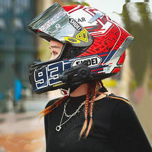 Novo capacete da motocicleta x14 branco vermelho anti-nevoeiro capacete de corrida da motocicleta correndo capacete masculino e feminino 2024 - compre barato