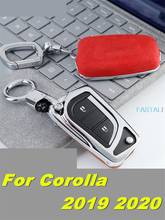 LLavero de piel para coche, accesorio para Toyota Corolla 2019, 2020 2024 - compra barato