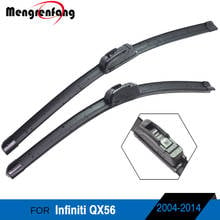 Escobillas de limpiaparabrisas delanteras para Infiniti QX56 2004-2014, limpiaparabrisas de goma suave sin marco para coche 2024 - compra barato