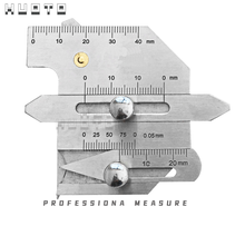 Калибр высоты сварных бусин, прибор для измерения стыковых зазоров, метрический Калибр для проверки сварки, обнаружение бойлеров, мостов, труб 2024 - купить недорого