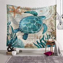 Octopus Turtle hippie wall hanging Tapestry Yoga Beach throw Sleeping pad Tapestry sea animal mandala tapestry wall hanging 2024 - buy cheap