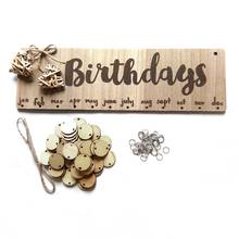 Chritsmas Birthday Special Days Reminder Board Home Hanging Decor Wooden Calendar Board Hanging Ornament New Year Decoration 2024 - buy cheap