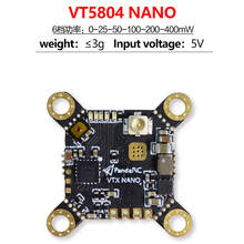 PandaRC-Nano transmisor de vídeo VT5804, 5,8G, 48 canales, 0mW/25mW/50mW/ 100mW /200mW/400mW, conmutable, OSD, ajustable, UFL VTX 2024 - compra barato