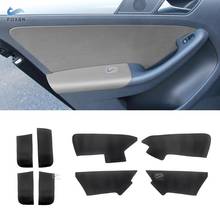 For VW Jetta MK6 2012 2013 2014 Microfiber Leather Interior Car Door Armrest Panel Cover Protective Trim 2024 - buy cheap