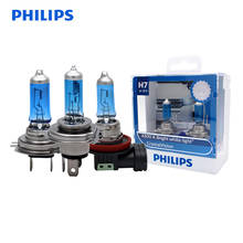 Philips H1 H4 H7 H11 9005 9006 12V Crystal Vision 4300K Bright White Light Halogen Car Head Light Fog Lamps +2x T10 Bulbs, Pair 2024 - buy cheap