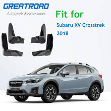 Para-lamas dianteiro e traseiro para carro, 4 unidades, para subaru xv strek 2018, proteções contra lama, acessórios 2019 2024 - compre barato