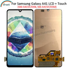 AMOLED For Samsung Galaxy A41 LCD SM-A415F/DS Display With Frame Touch Panel Screen Digitizer For Samsung A415 LCD A415F/DSN LCD 2024 - buy cheap