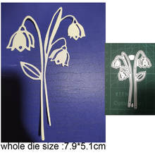 2021 new metal dies flower leaf Poppy Cutting Dies Stencils dies DIY Scrapbooking dies Decoration Embossing Die Cut Craft dies 2024 - buy cheap