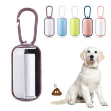 Dispensador portátil de bolsas de basura para mascotas, caja de basura de plástico para desechos de mascotas, gatos y perros 2024 - compra barato