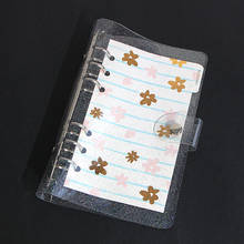 Capa para notebook a5a6, capa criativa de notebook em pvc com 6 buracos 2024 - compre barato