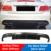 W207 Carbon Fiber Rear Bumper Lip Spoiler Diffuser For Benz E Class Coupe E200 E260 E350 2014-2016 2024 - buy cheap