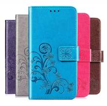 Funda de lujo con relieve 3D y flores para Huawei, carcasa protectora de cuero PU con tapa para teléfono Huawei SCL-L21, L01, Y6, 2016, Honor 4A, 2015 2024 - compra barato