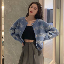 Casual Lazy Loose Cardigan Sweater Female Korean Harajuku Women's Sweaters Japanese Kawaii Ulzzang Vintage Clothing For Women 2024 - buy cheap