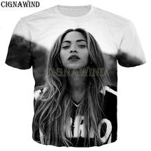New hip hop t shirt men/women singer Beyonce 3D printed t-shirts casual Harajuku style tshirt streetwear tops 2024 - buy cheap