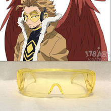 My Hero Academia Hawks Cosplay Eyeglasses Yellow Goggles Anime Eye Glass Halloween Carnival Costume Accessory 2024 - buy cheap