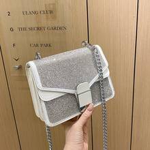 Diamond Square Crossbody bag Fashion New High-quality PU Leather Women's Designer Handbag Female Chain Shoulder Messenger Bag 2024 - buy cheap