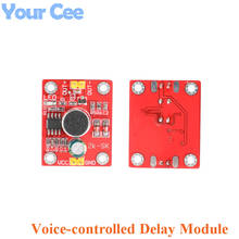 Voice-controlled Delay Module Sound Trigger Direct Drive LED Motor DIY Small Table Lamp Electric Fan Electronic Building Blocks 2024 - buy cheap