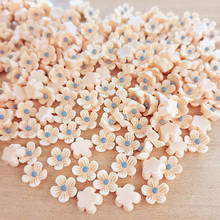 100Pcs 9mm Yellow Resin Flowers Decoration Crafts Flatback Cabochon For Scrapbooking Kawaii Cute Diy Accessories 2024 - buy cheap