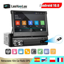 LeeKooLuu Android 10.1 Car Radio Autoradio 1 Din 7'' Touch Screen Car Multimedia Player GPS Navigation Wifi MP5 Bluetooth USB 2024 - buy cheap