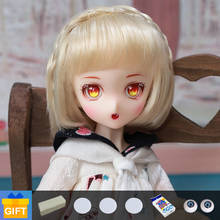 SQ Lab Ren Chibi cartoon doll bjd quadratic element 1/6 movable joint fullset complete professional makeup Fashion Toys Gifts 2024 - buy cheap