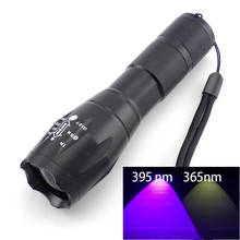 powerful UV Led Flashilight 365nm 395nm Fluorescent Blacklight  flash Lamp Torch Lighting for Pet Stains Hunting Marker Checker 2024 - buy cheap