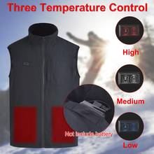 Electric Heating Vest Men Women Winter Lightweight Thermal Waistcoat Clothing Dual Switch Temperature Adjustable Heated Jacket 2024 - buy cheap