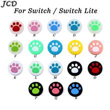 JCD 4 шт. силиконовые аналоговые колпачки с кошачьими лапками для захвата большого пальца для Nintendo Switch NS Joy Con колпачки для контроллера Switch Lite 2024 - купить недорого