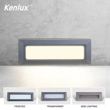 Kenlux-Luz Led de 6W para interiores y exteriores, lámpara de AC85-265V a la moda, resistente al agua, para pie, 2 unidades 2024 - compra barato