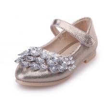 Rhinestones Little Girl Party Princess Shoes Children Fashion Dress Shoes For Big Kids Dance Shoes 3 4 5 6 7 8 9 10 11 12 Year 2024 - buy cheap