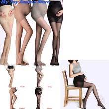 Adjustable High Elastic Leggings ummer Maternity Pregnant Women Pregnancy Pantyhose Ultra ThinTights Stockings 2024 - buy cheap