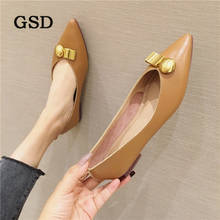 Summer Boat Shoes Woman Fashion Brand Flats High Quality Soft PU Leather Pointed Toe Women Single Shoes 2024 - buy cheap