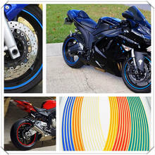 Strips Motorcycle Wheel Sticker Reflective Decals Rim Tape Bike Car Styling For SUZUKI S TL1000 Kawasaki NINJA 650R ER6F 2024 - buy cheap