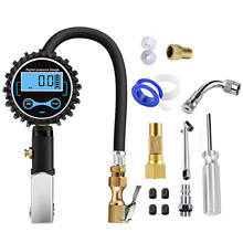 1Set Car Tire Inflator High-precision Digital Inflation Tool With Digital Pressure Gauge 200 PSI Air Chuck & Hose Type 2024 - buy cheap