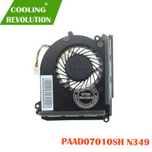 Вентилятор для охлаждения процессора ноутбука PAAD07010SH 0.43A 5VDC N349 4PIN для MSI GS32 MS-13F2 E332600051MC200G08000328 2024 - купить недорого