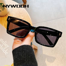 NYWOOH 2021 Квадратные Солнцезащитные очки женские роскошные брендовые маленькие прямоугольные солнцезащитные очки для путешествий Женские винтажные дорожные очки UV400 2024 - купить недорого