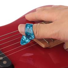 Thumbpick para Guitarra eléctrica acústica, accesorio para el dedo pulgar, mediador de celuloide, Color aleatorio, 1 unidad 2024 - compra barato