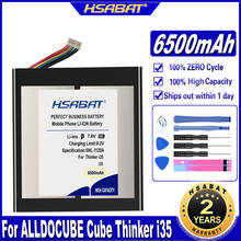 HSABAT-Batería de 6500mAh para ALLDOCUBE Cube Thinker i35, Tablet PC Kubi, nuevo paquete de 10 líneas + baterías de enchufe 2024 - compra barato