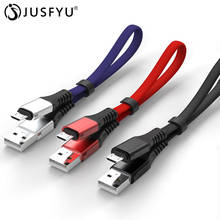 Cable Micro USB tipo C portátil, cargador de carga rápida 2.4A para Xiaomi 9, Samsung S8, Cable corto de teléfono Huawei, 30cm 2024 - compra barato